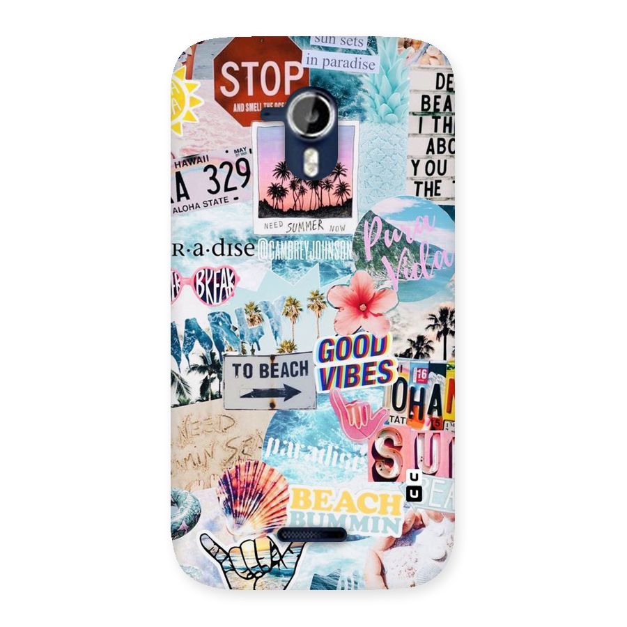 Beaching Life Back Case for Micromax Canvas Magnus A117