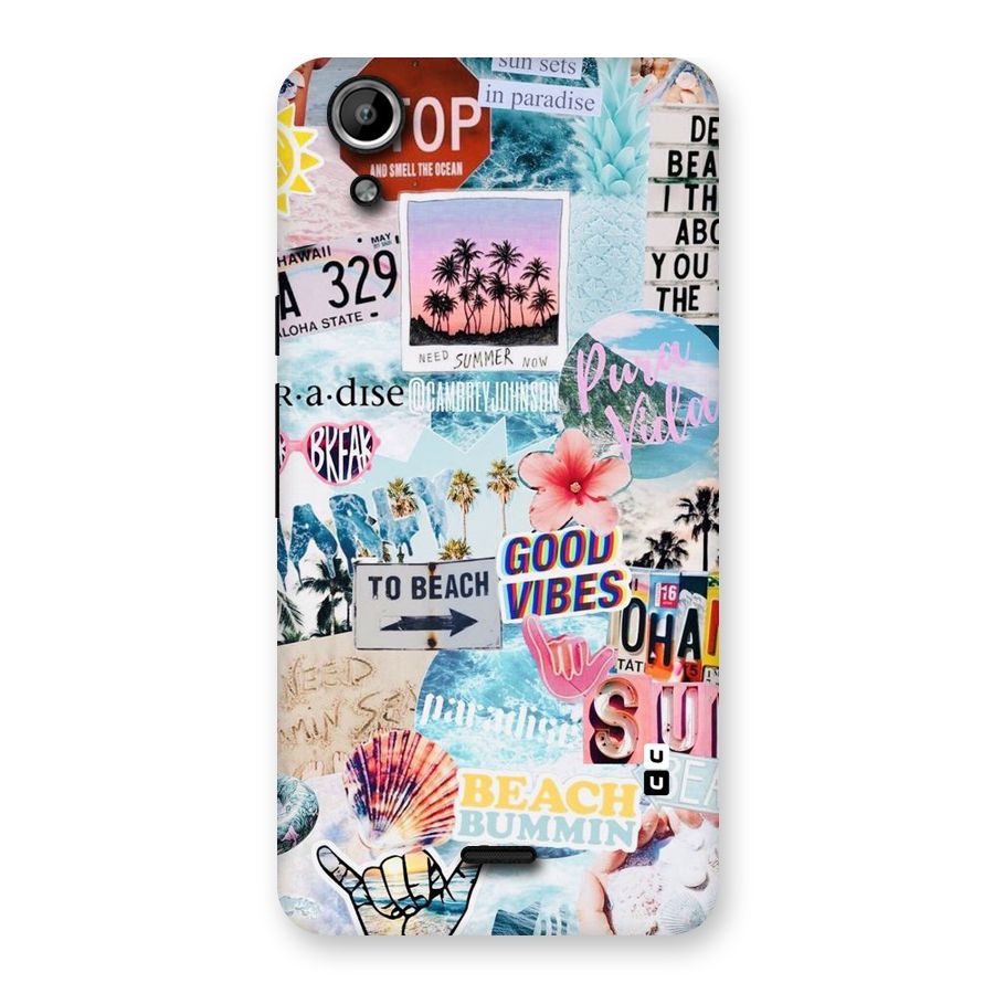 Beaching Life Back Case for Micromax Canvas Selfie Lens Q345