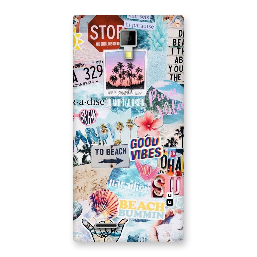 Beaching Life Back Case for Micromax Canvas Xpress A99