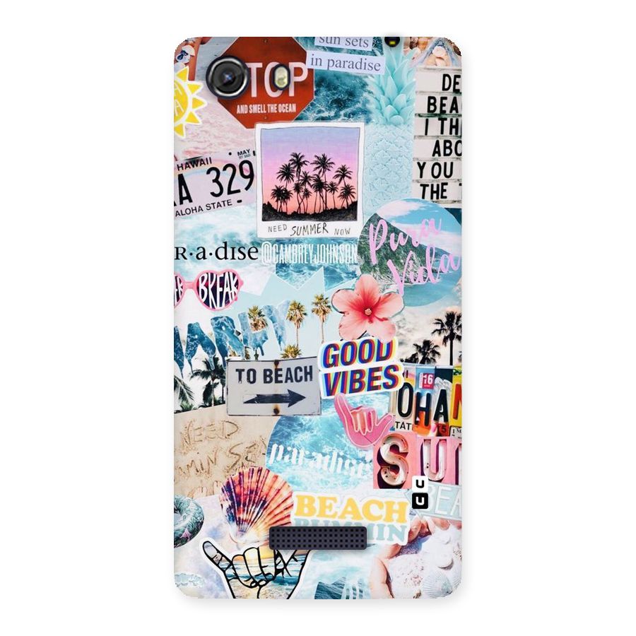 Beaching Life Back Case for Micromax Unite 3