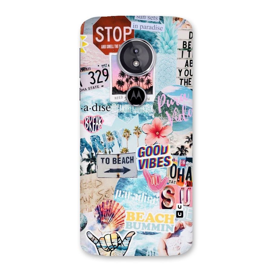 Beaching Life Back Case for Moto E5