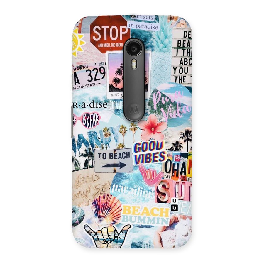 Beaching Life Back Case for Moto G3