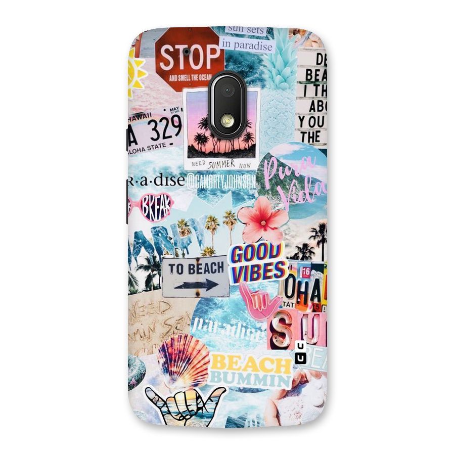 Beaching Life Back Case for Moto G4 Play