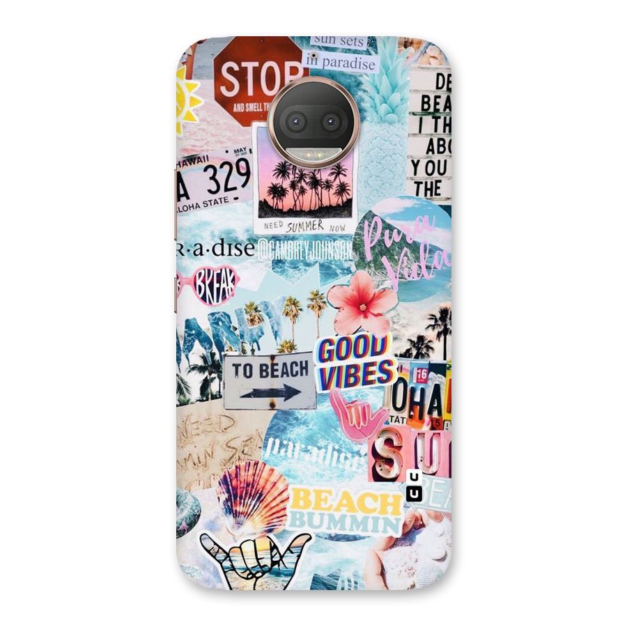 Beaching Life Back Case for Moto G5s Plus