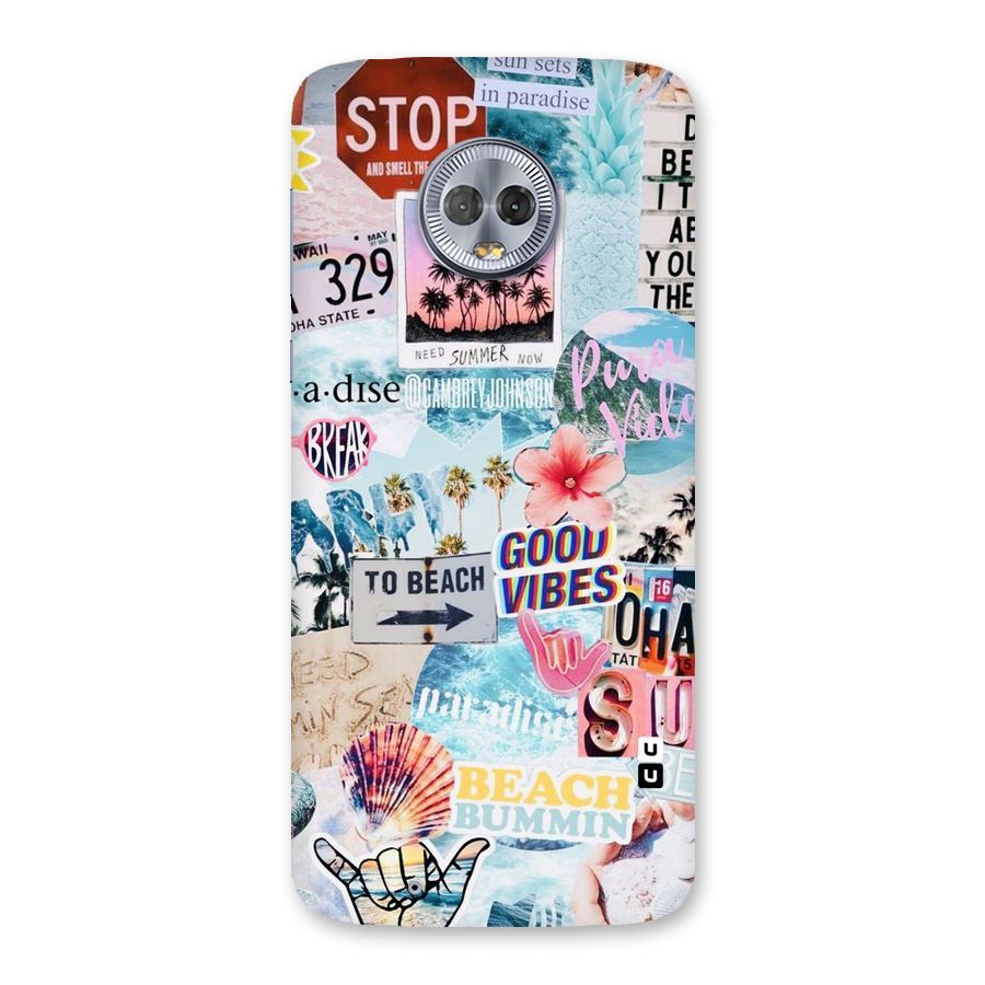 Beaching Life Back Case for Moto G6
