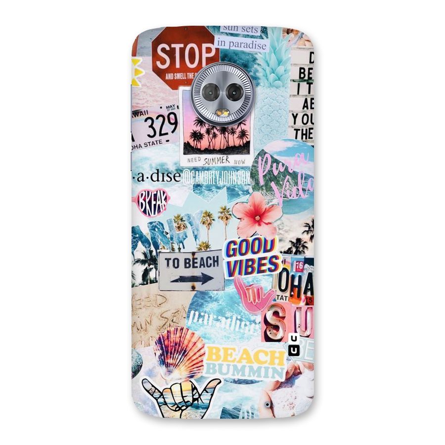 Beaching Life Back Case for Moto G6 Plus