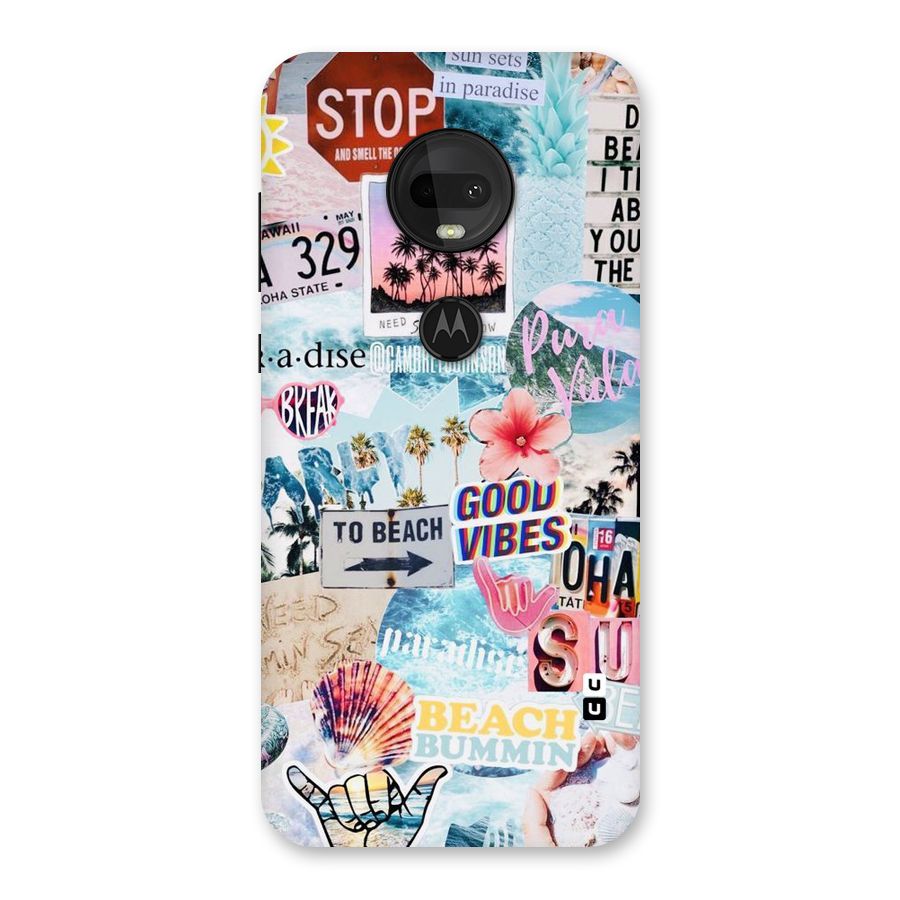 Beaching Life Back Case for Moto G7