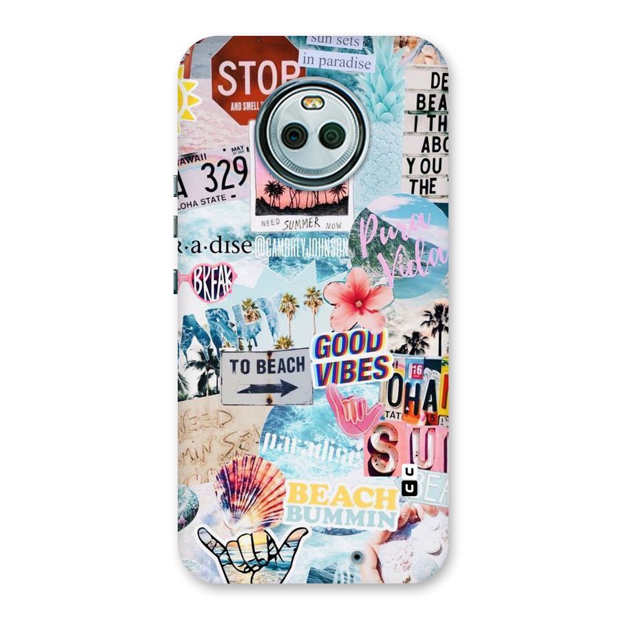 Beaching Life Back Case for Moto X4