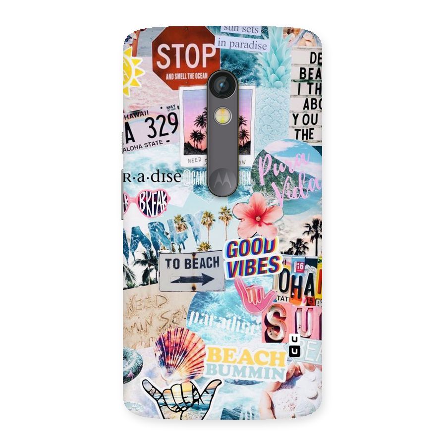 Beaching Life Back Case for Moto X Play