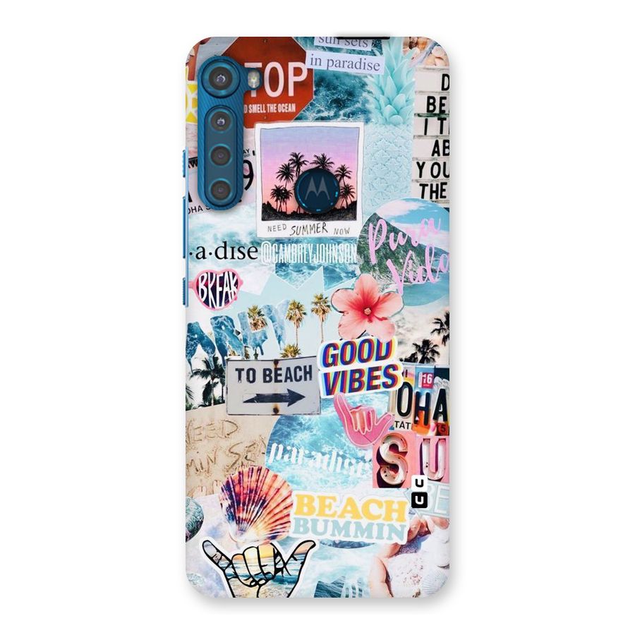 Beaching Life Back Case for Motorola One Fusion Plus