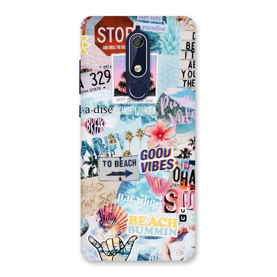 Beaching Life Back Case for Nokia 5.1