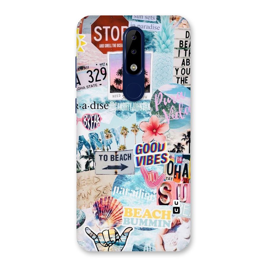 Beaching Life Back Case for Nokia 5.1 Plus