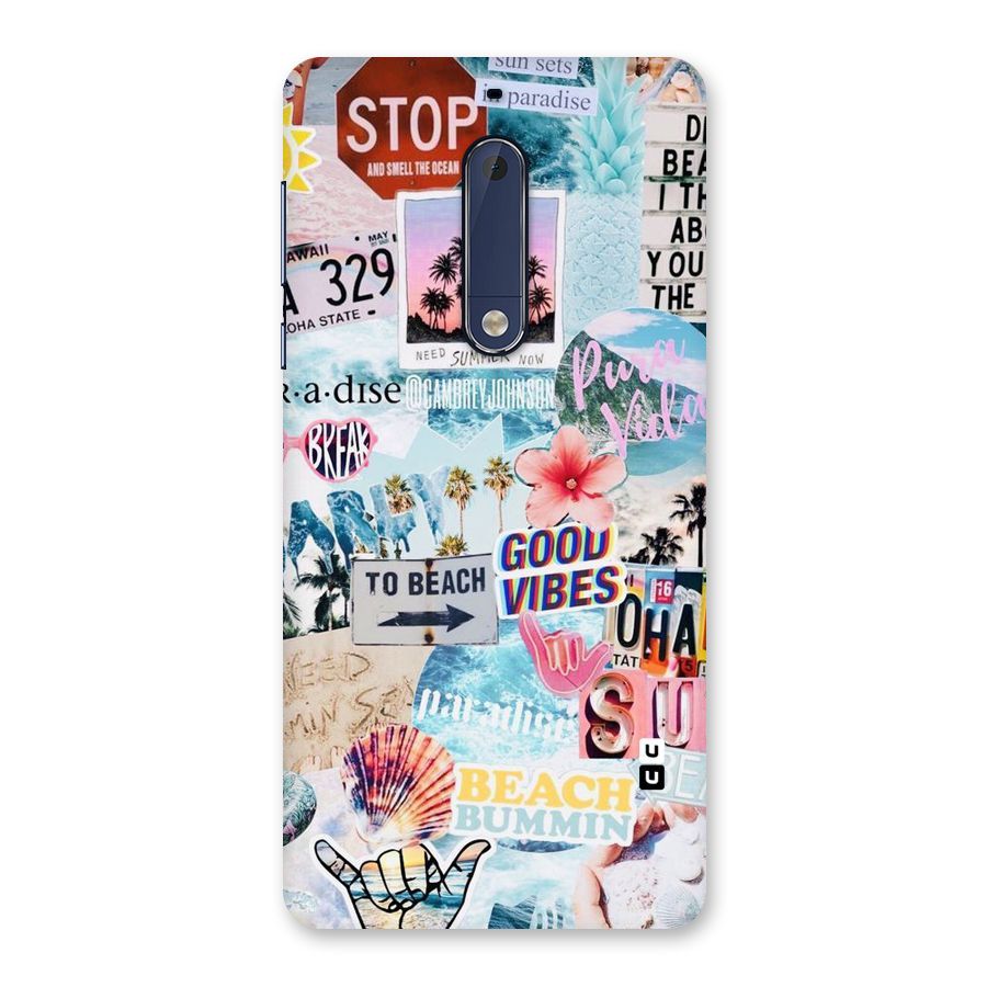 Beaching Life Back Case for Nokia 5