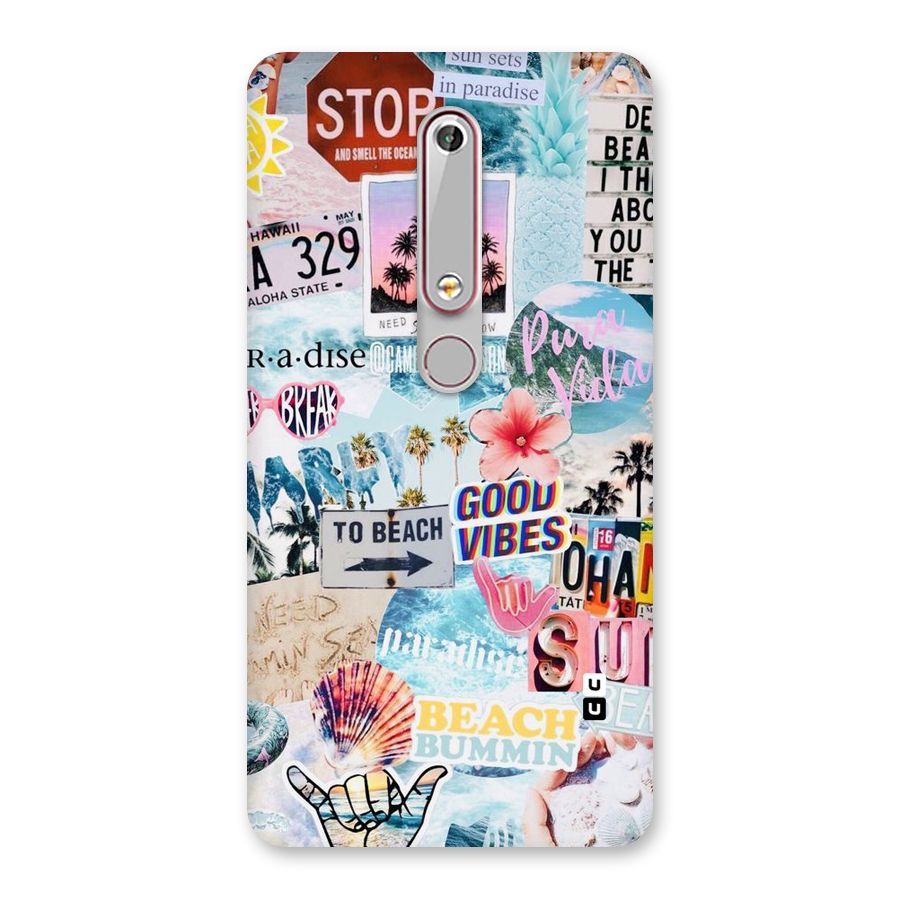 Beaching Life Back Case for Nokia 6.1