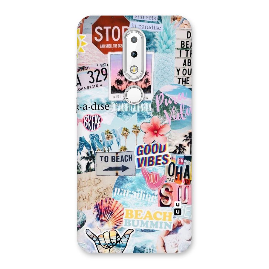 Beaching Life Back Case for Nokia 6.1 Plus