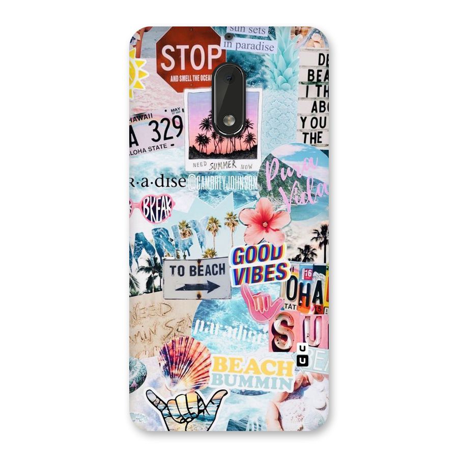 Beaching Life Back Case for Nokia 6