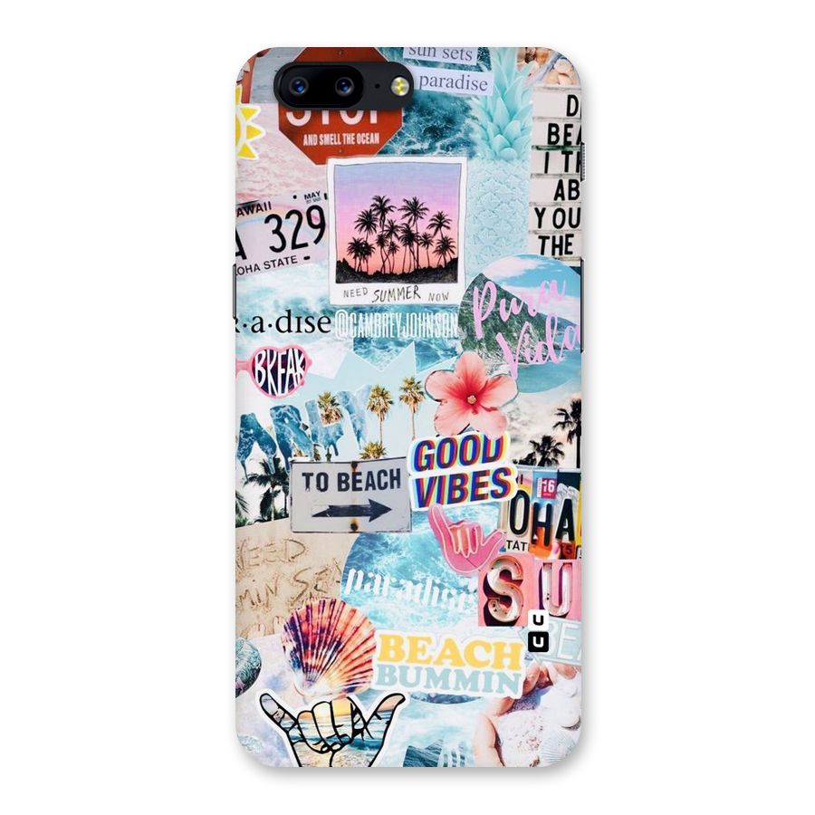 Beaching Life Back Case for OnePlus 5