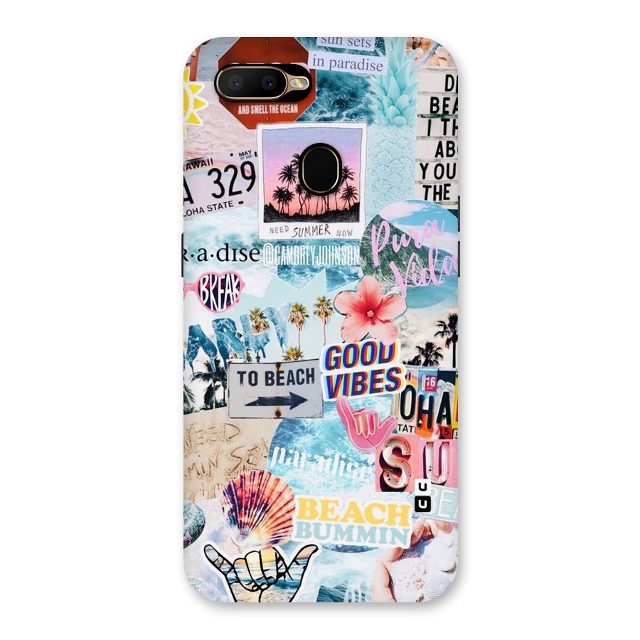 Beaching Life Back Case for Oppo A5s