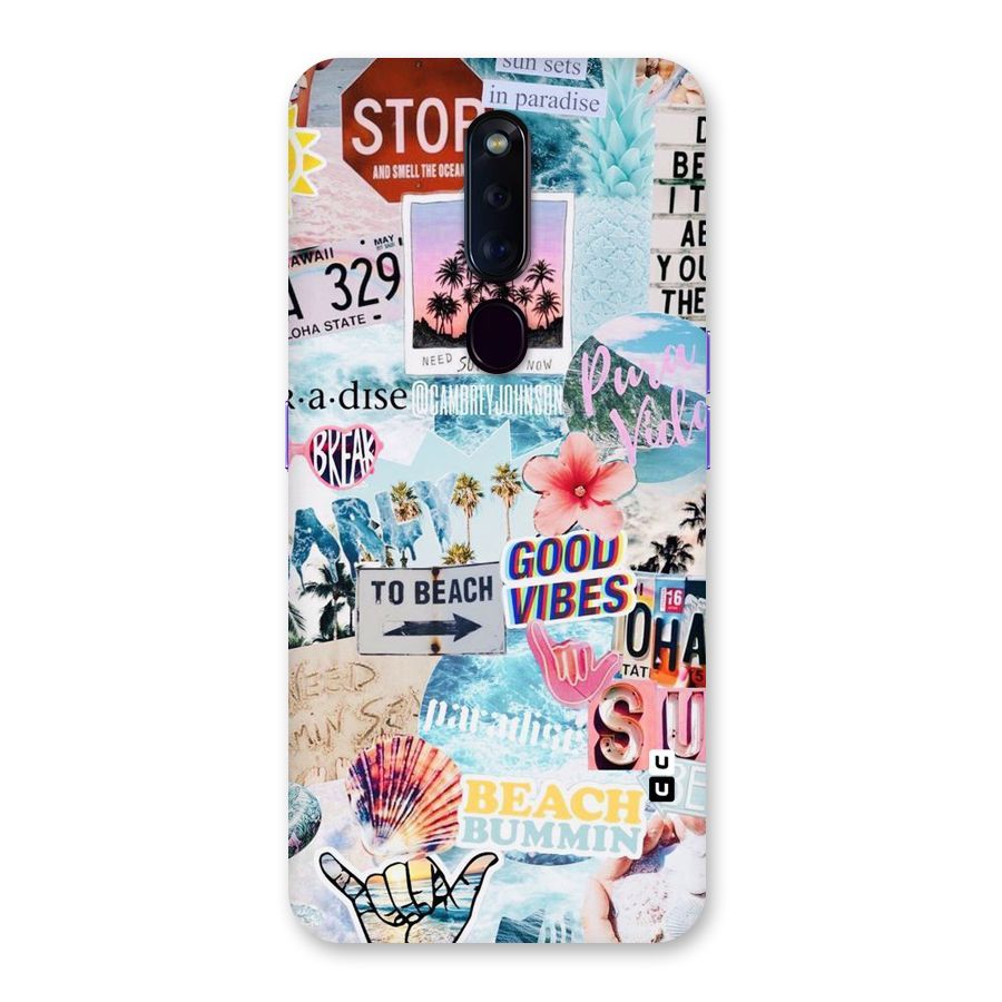 Beaching Life Back Case for Oppo F11 Pro