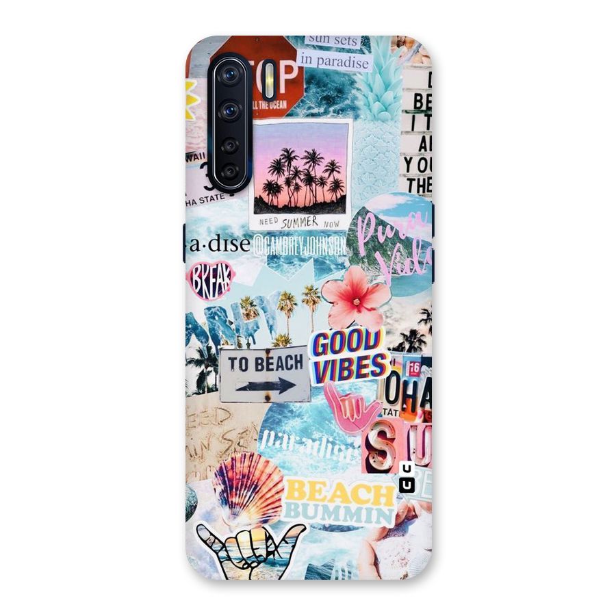 Beaching Life Back Case for Oppo F15