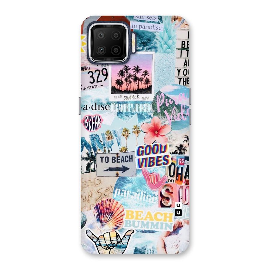 Beaching Life Back Case for Oppo F17