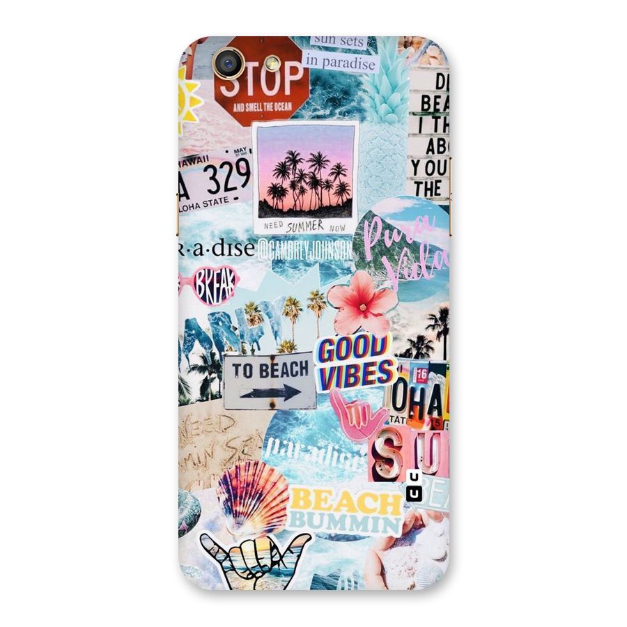 Beaching Life Back Case for Oppo F3