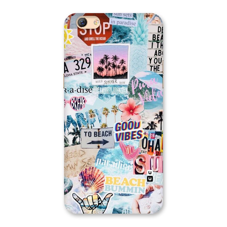 Beaching Life Back Case for Oppo F3 Plus