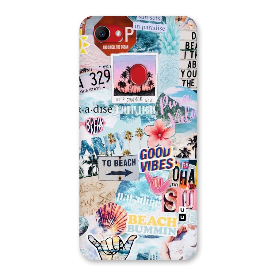 Beaching Life Back Case for Oppo F7