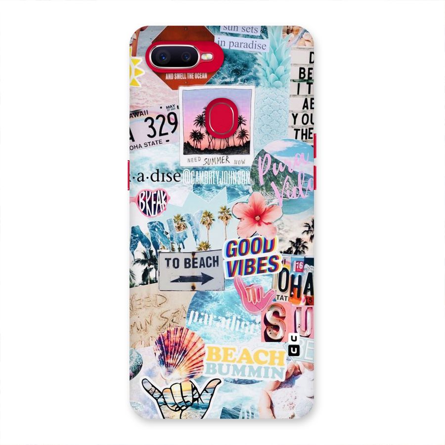Beaching Life Back Case for Oppo F9 Pro