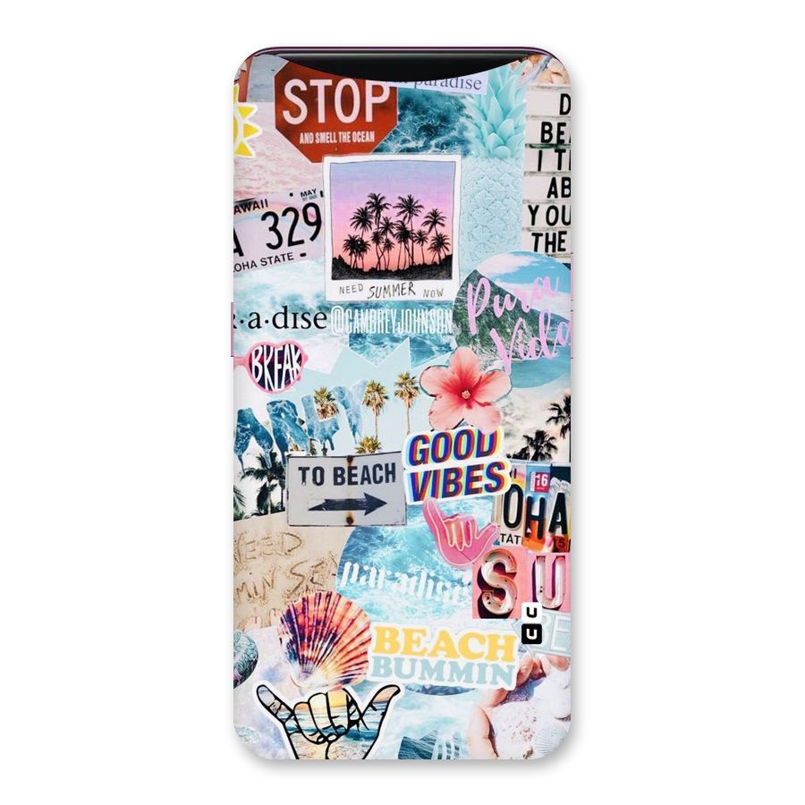 Beaching Life Back Case for Oppo Find X