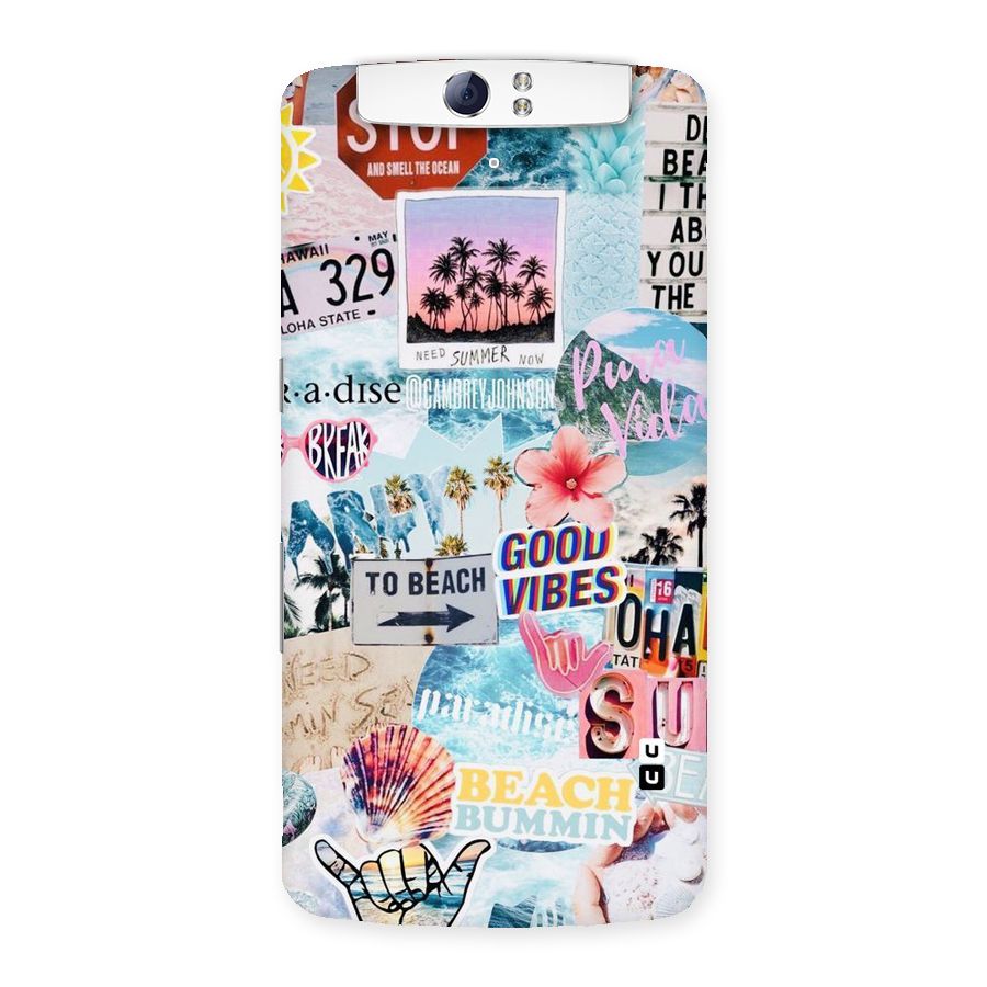 Beaching Life Back Case for Oppo N1