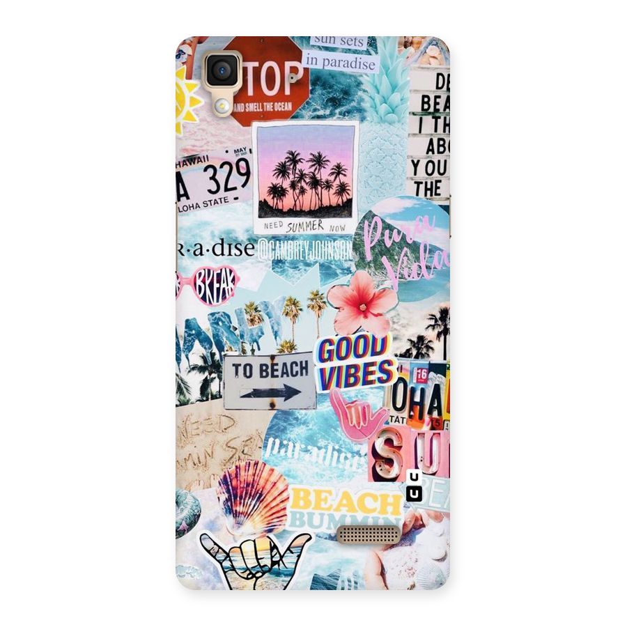 Beaching Life Back Case for Oppo R7