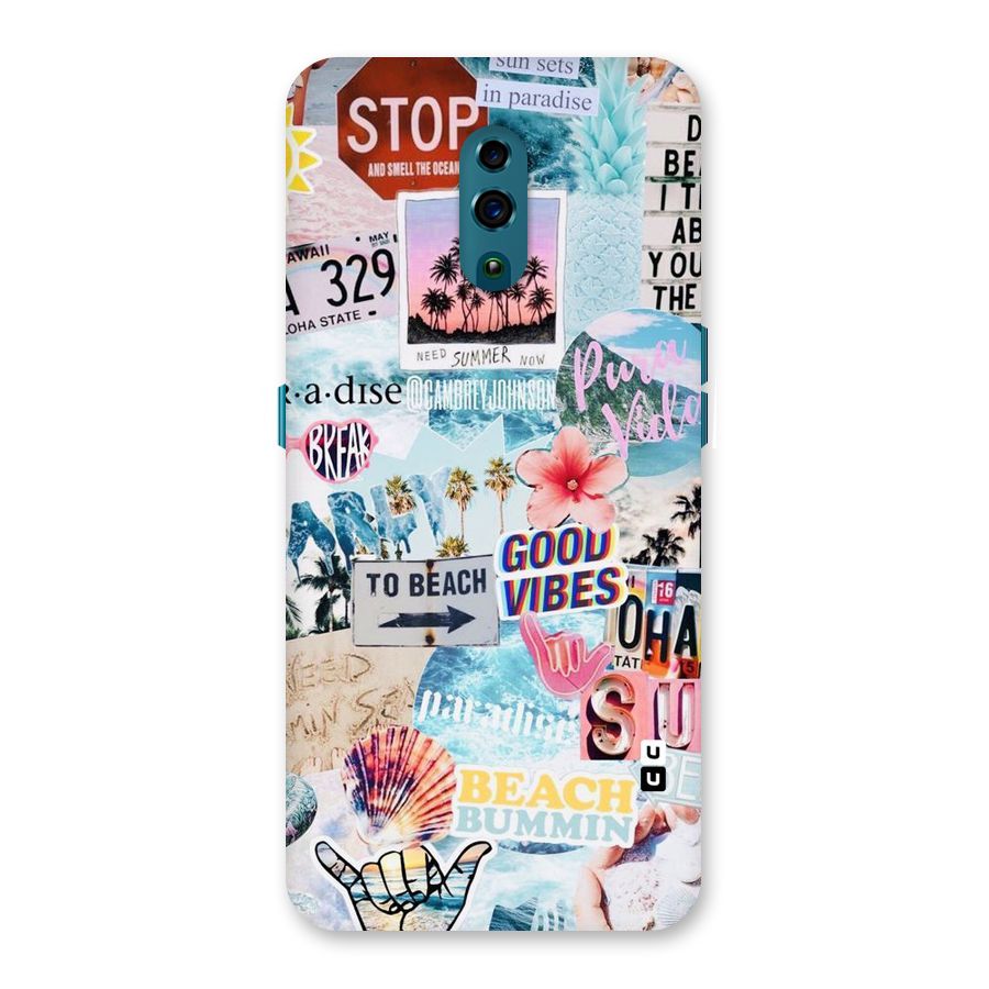Beaching Life Back Case for Oppo Reno