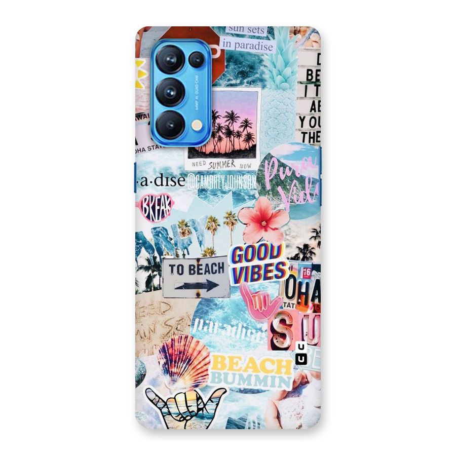 Beaching Life Back Case for Oppo Reno5 Pro 5G