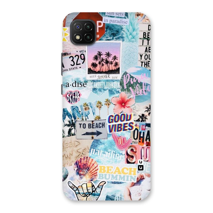 Beaching Life Back Case for Poco C3