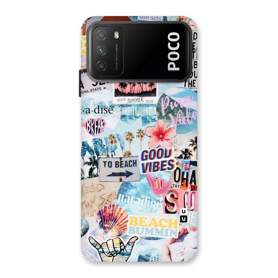 Beaching Life Back Case for Poco M3
