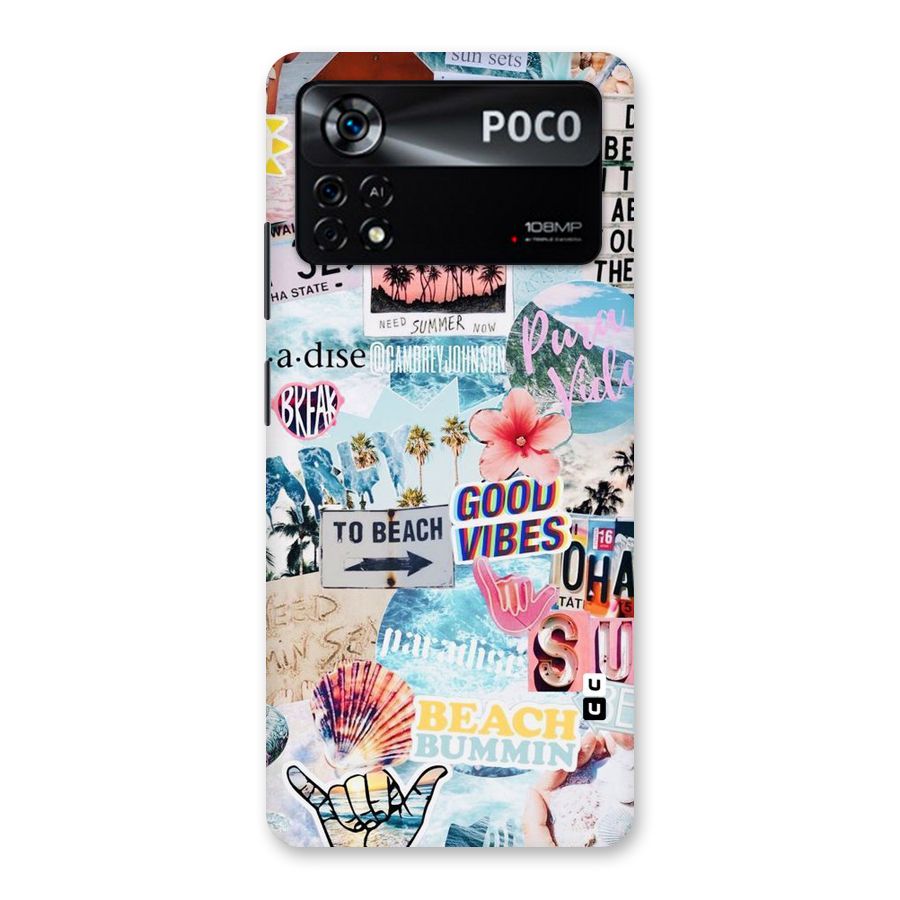 Beaching Life Back Case for Poco X4 Pro 5G