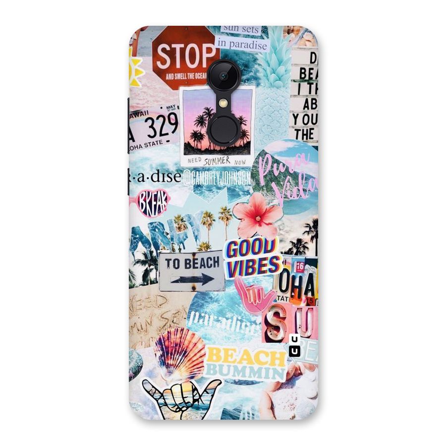 Beaching Life Back Case for Redmi 5