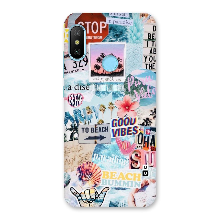 Beaching Life Back Case for Redmi 6 Pro