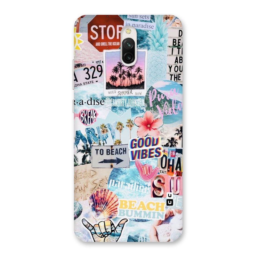 Beaching Life Back Case for Redmi 8A Dual