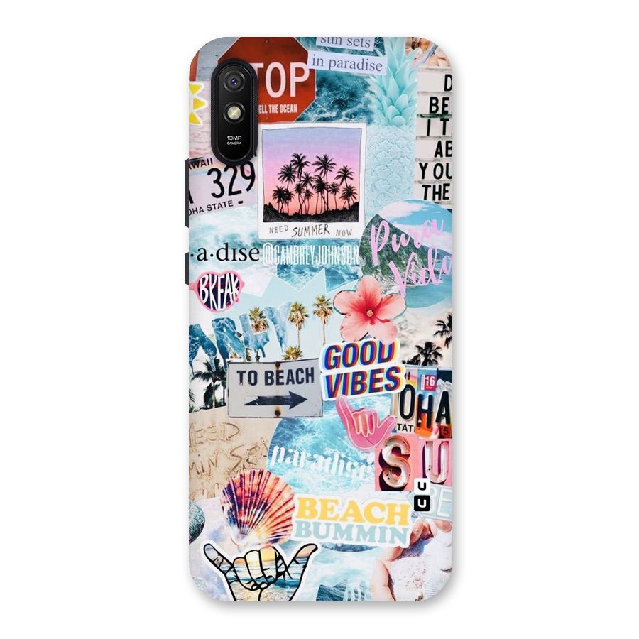 Beaching Life Back Case for Redmi 9A