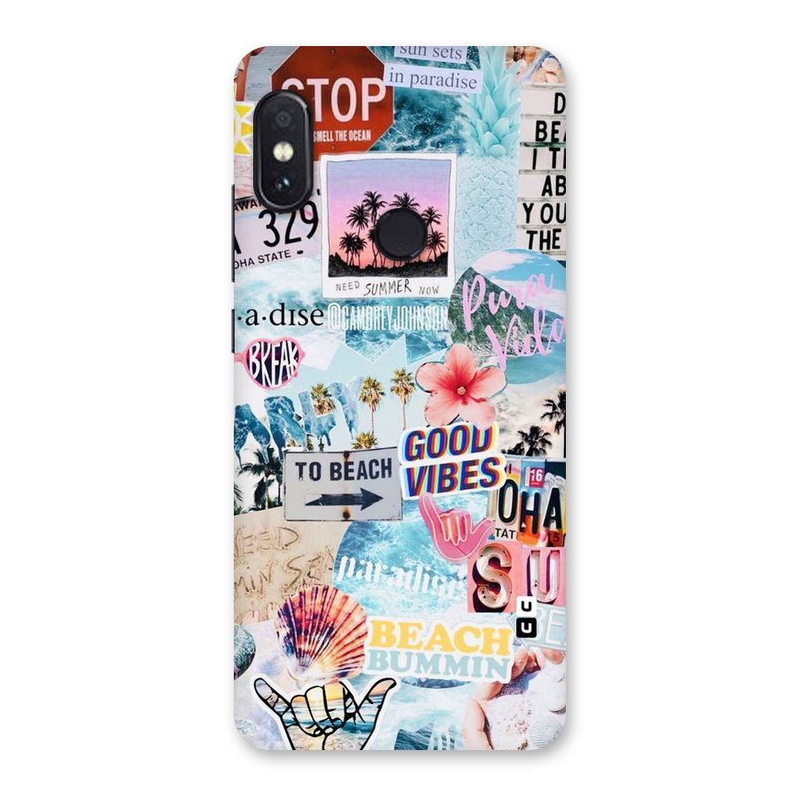 Beaching Life Back Case for Redmi Note 5 Pro