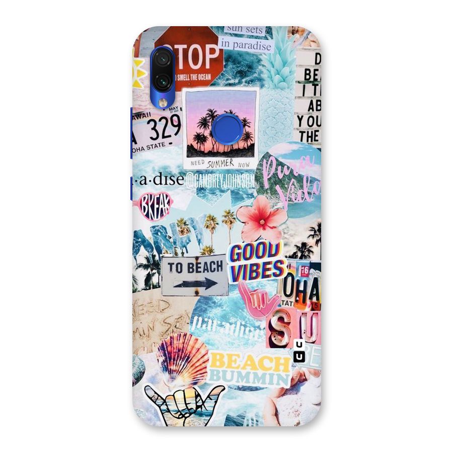 Beaching Life Back Case for Redmi Note 7S