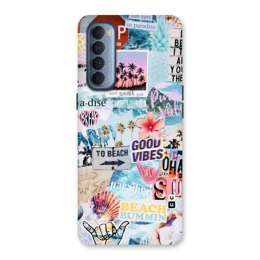 Beaching Life Back Case for Reno4 Pro