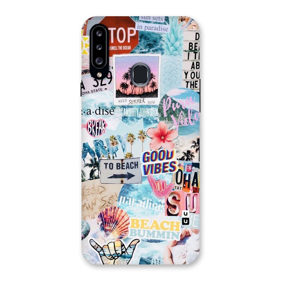 Beaching Life Back Case for Samsung Galaxy A20s