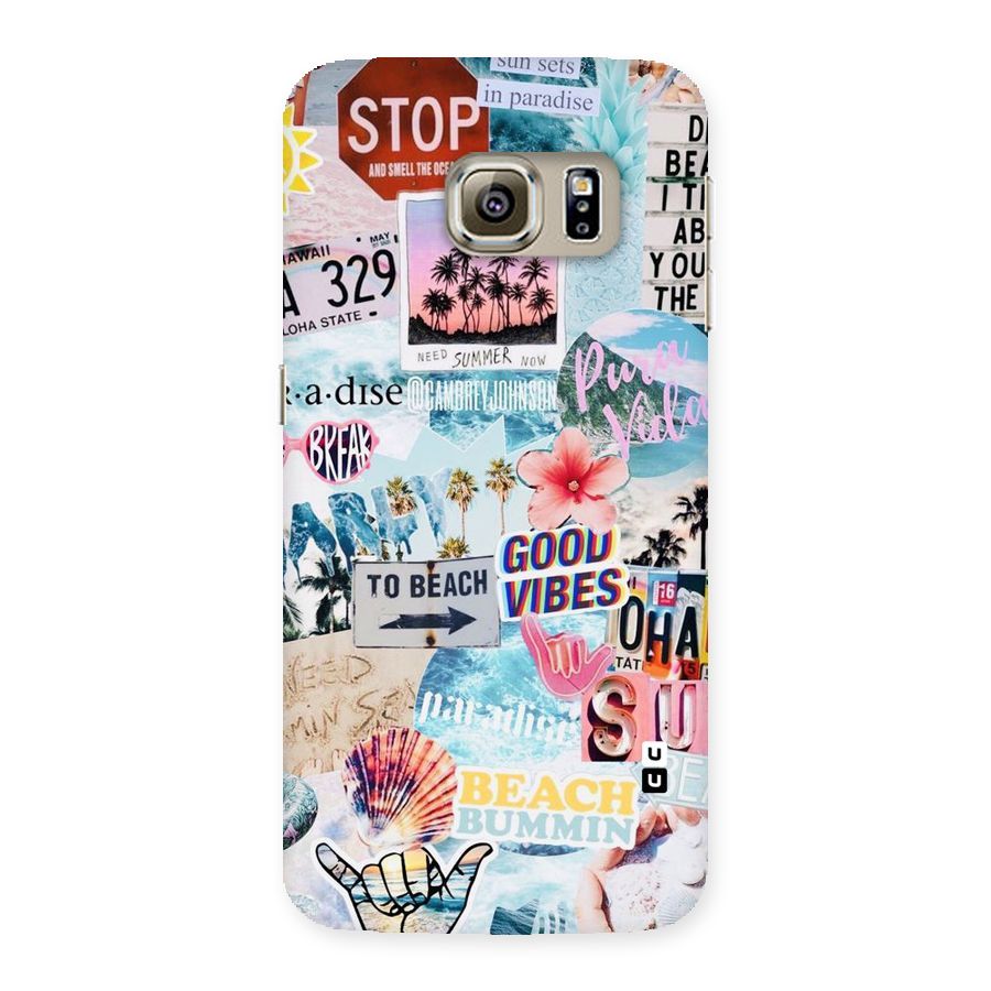 Beaching Life Back Case for Samsung Galaxy S6 Edge
