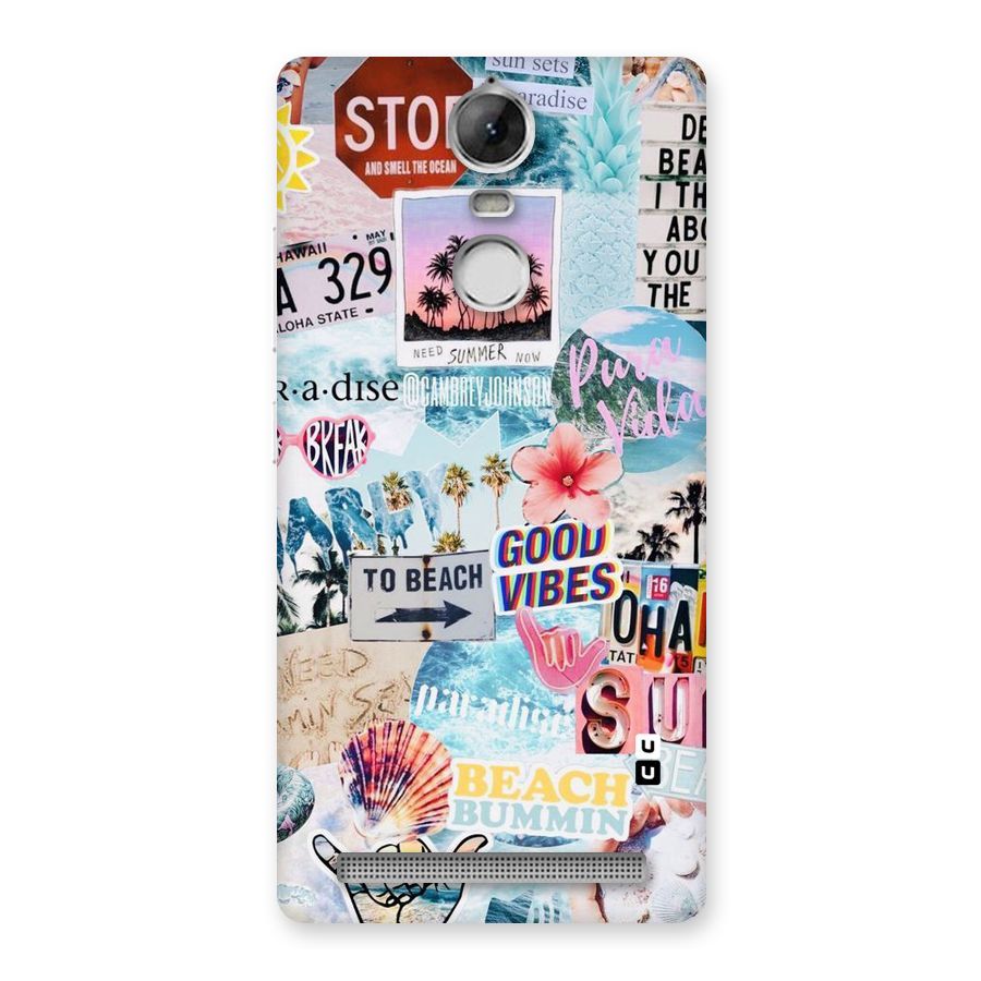 Beaching Life Back Case for Vibe K5 Note