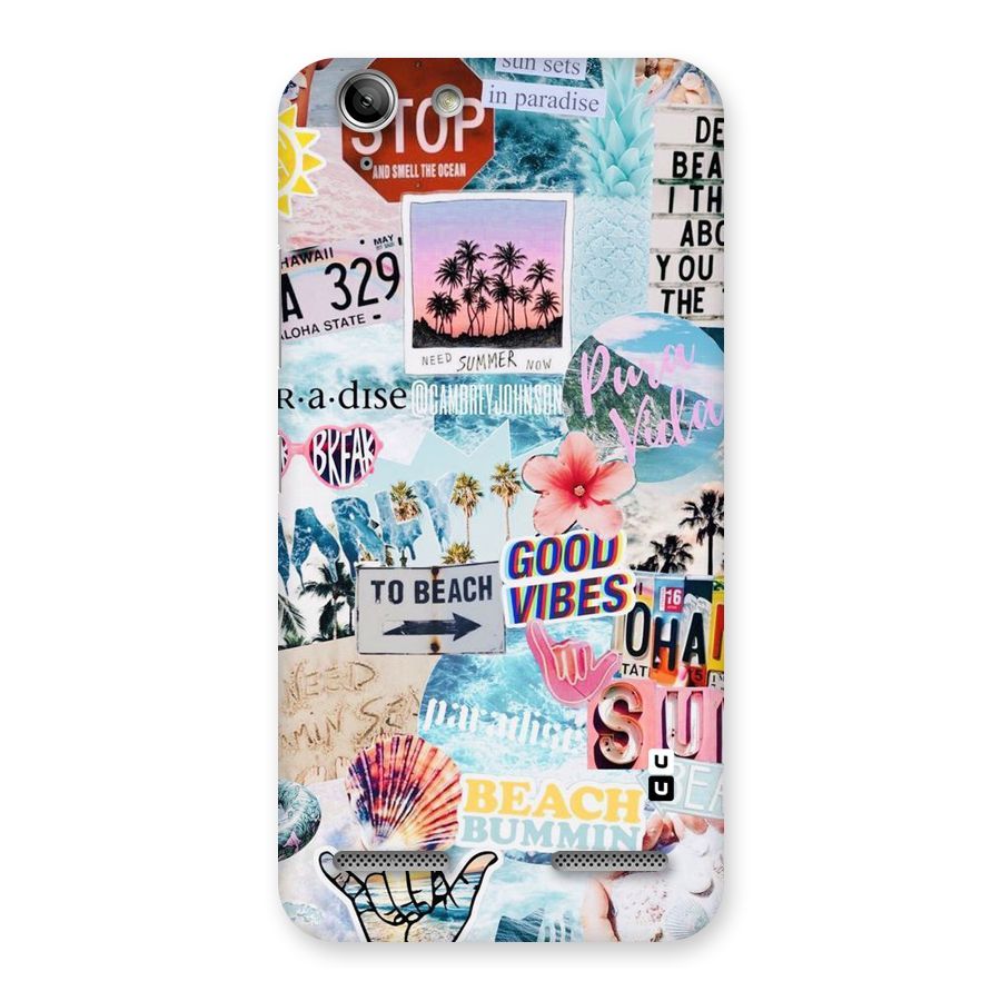 Beaching Life Back Case for Vibe K5 Plus
