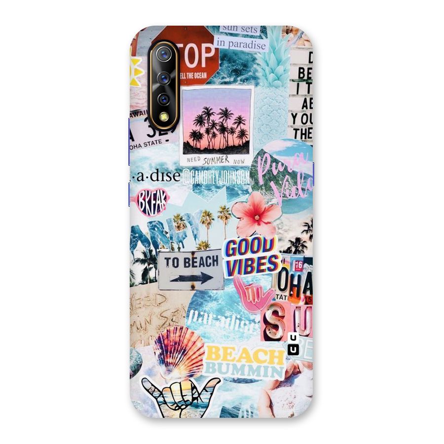 Beaching Life Back Case for Vivo S1