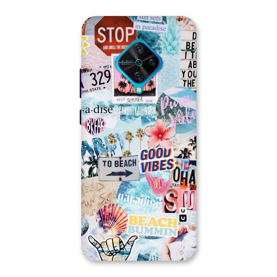 Beaching Life Back Case for Vivo S1 Pro